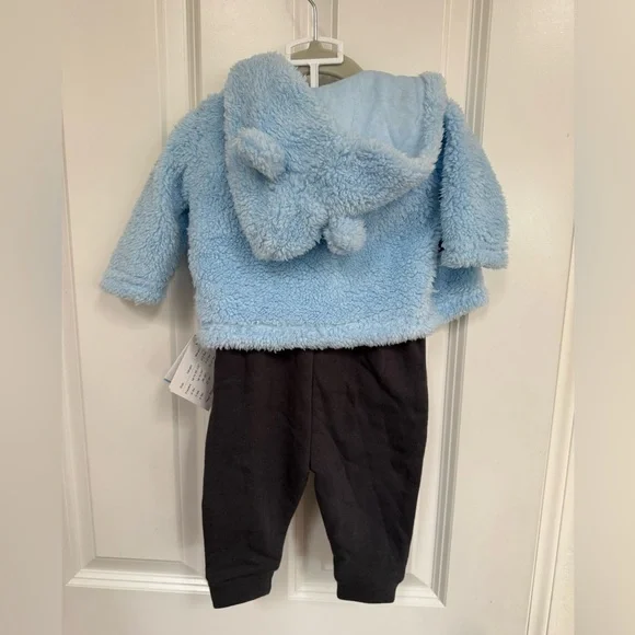 Tattle Tails Blue Bear Jacket and Onesie Set - Picture 7 of 7